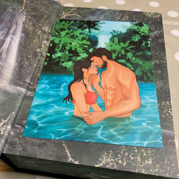 08 Onyx Book Box GODDESS ISLES OMNIBUS Pepper Winters BRAND NEW Signed w/Art - Picture 4 of 5